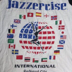 Vintage Jazzercize International Redwood City Tank Top